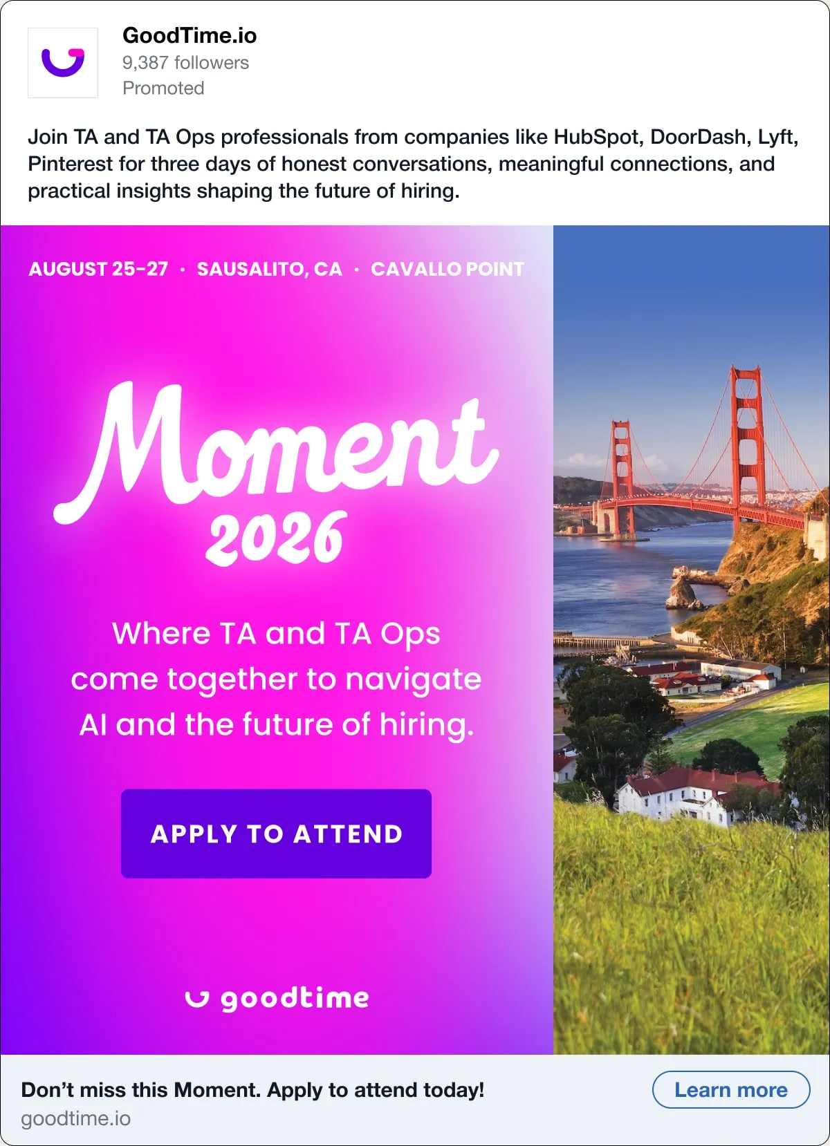 LinkedIn ad