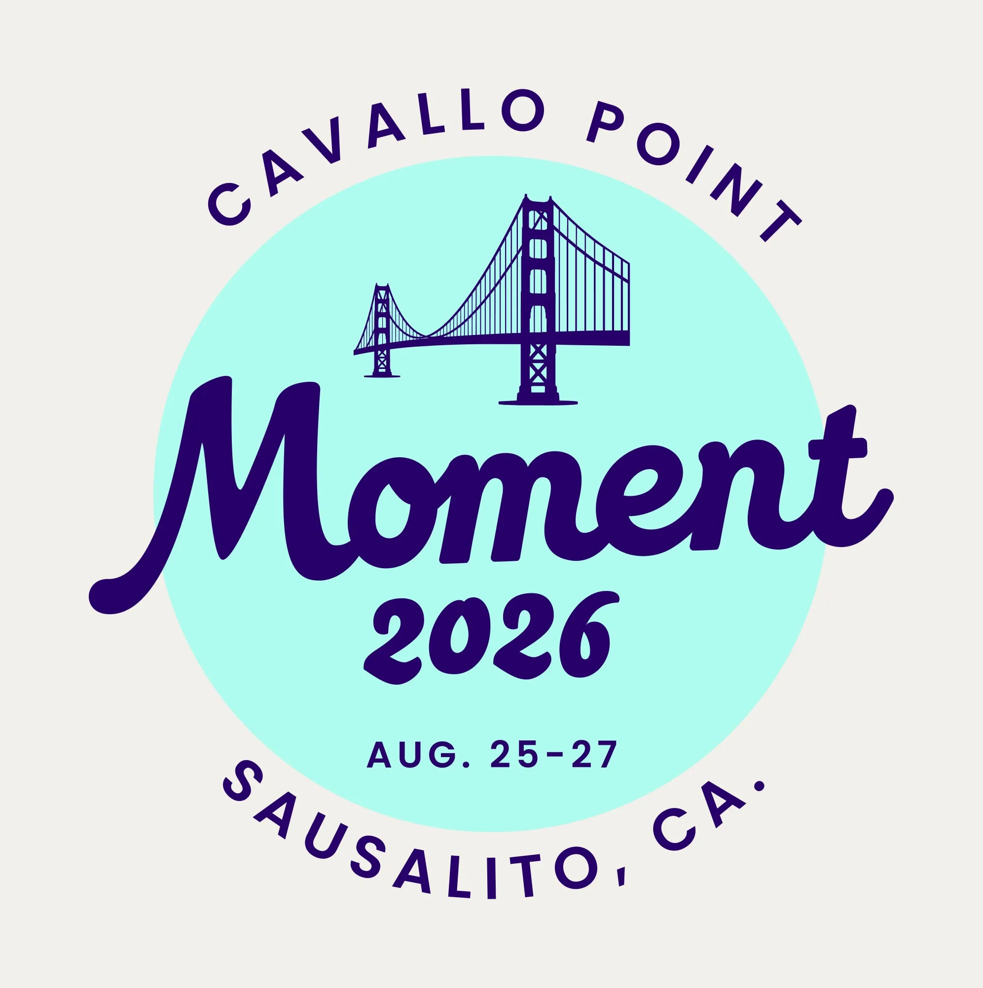 Circular Cavallo Point badge