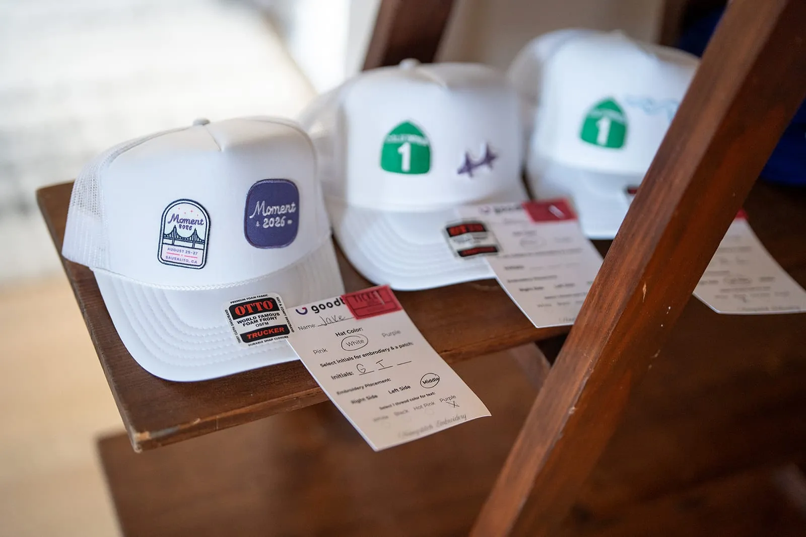 Custom hats from the hat bar