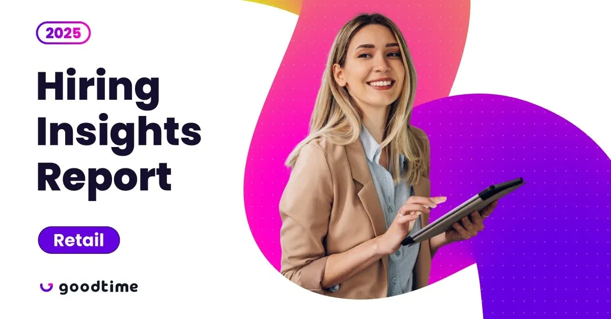 Retail edition ad featuring a woman holding a tablet