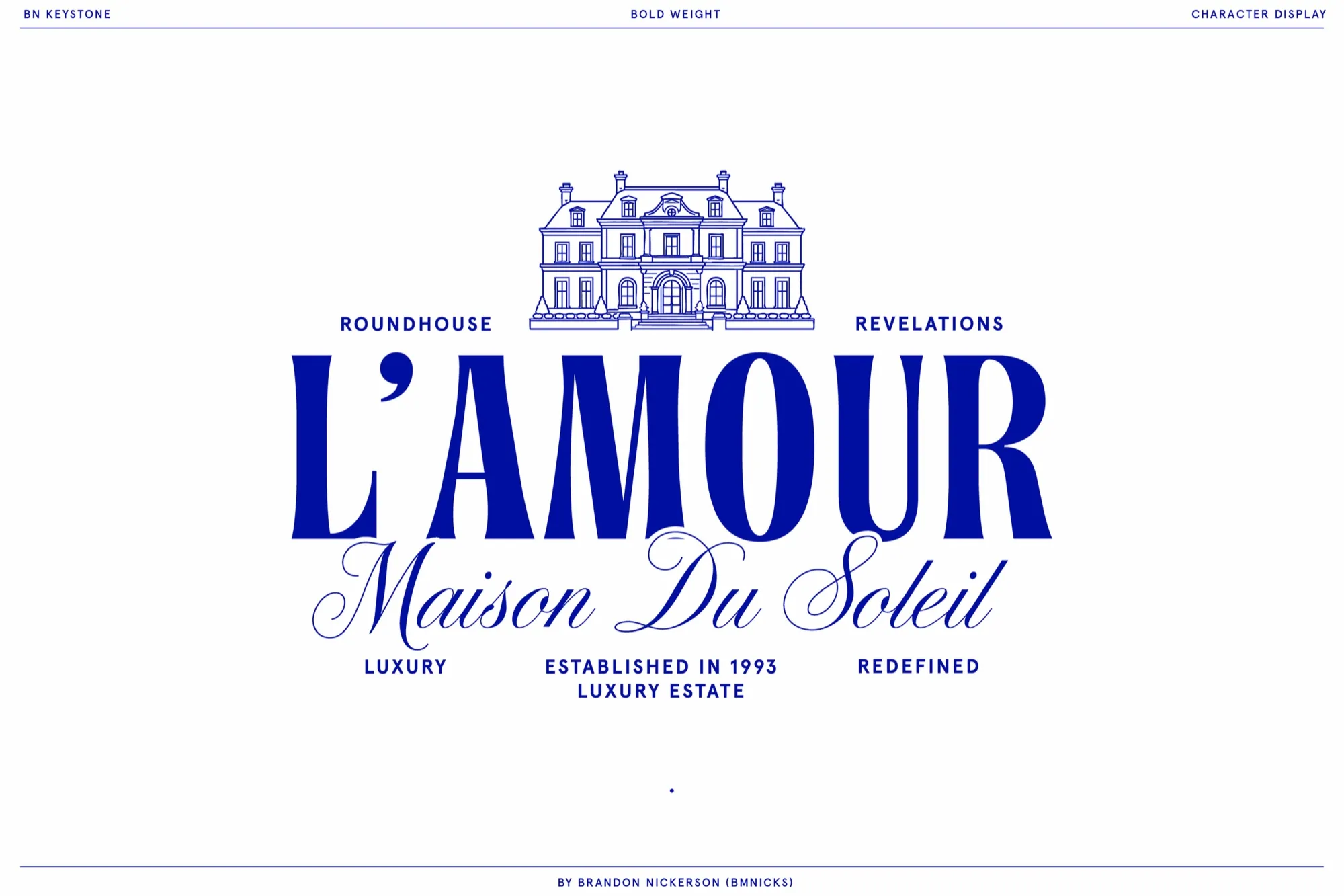 Inspiration: a condensed serif with a flowing script